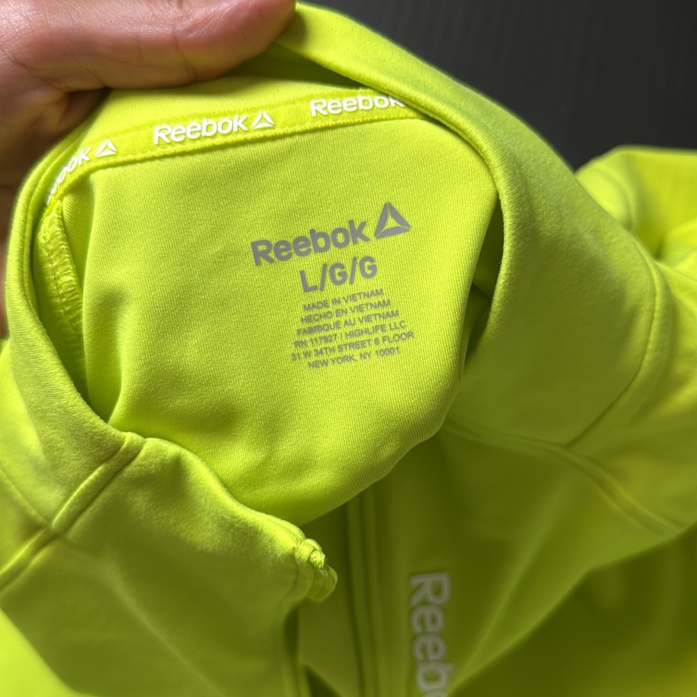 New Reebok Performance Lounge Shirt Size L - Picture 3 of 6